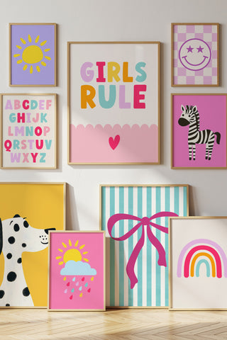 110 Girls Room Prints Bundle