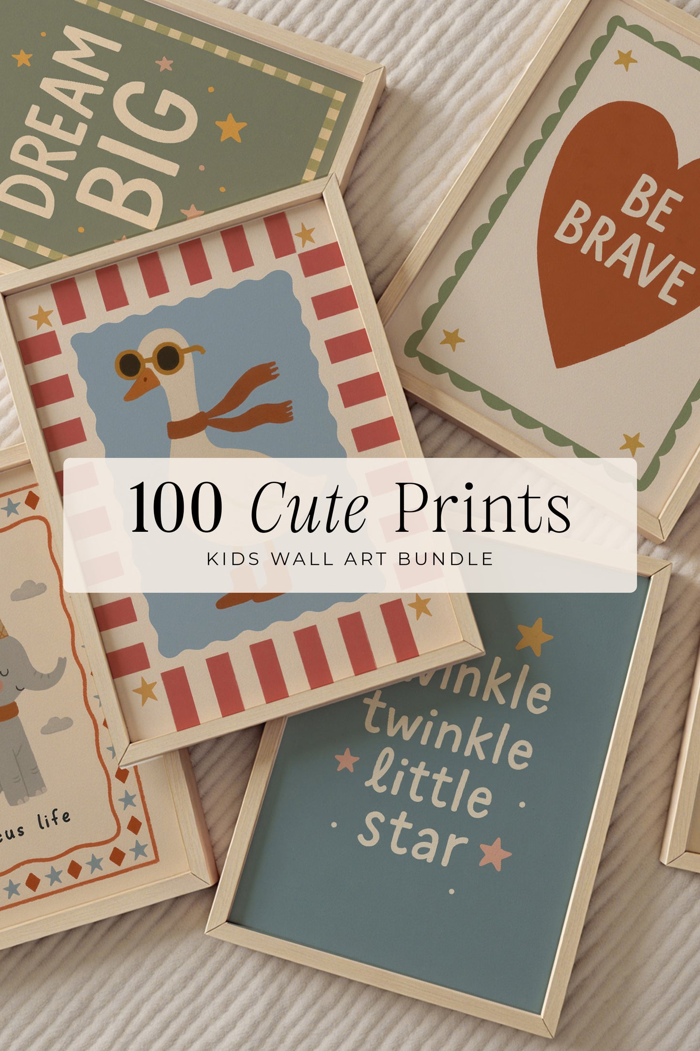 100 Kids Prints Bundle