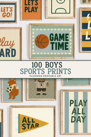 101 Boys Sports Prints