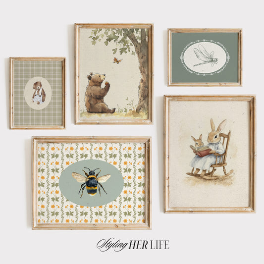 Vintage Nursery Art Prints | PRINTABLE ART | GW030