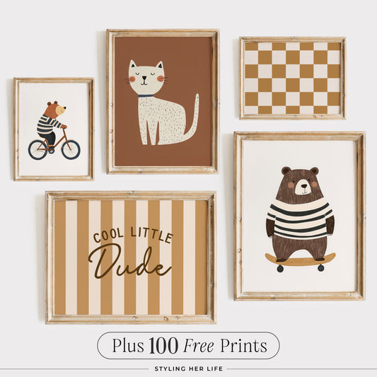 Boys Nursery Digital Prints