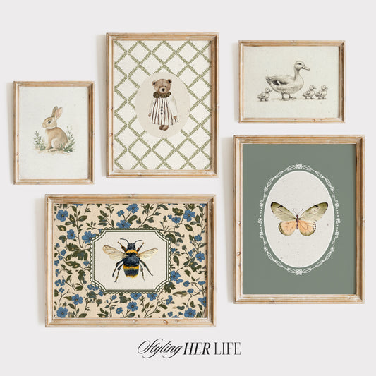 Vintage Nursery Art Prints | PRINTABLE ART | GW029
