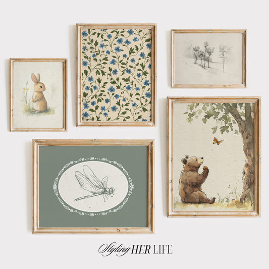 Vintage Nursery Art Prints | PRINTABLE ART | GW034