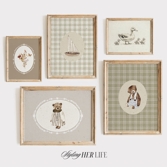 Vintage Nursery Art Prints | PRINTABLE ART | GW036