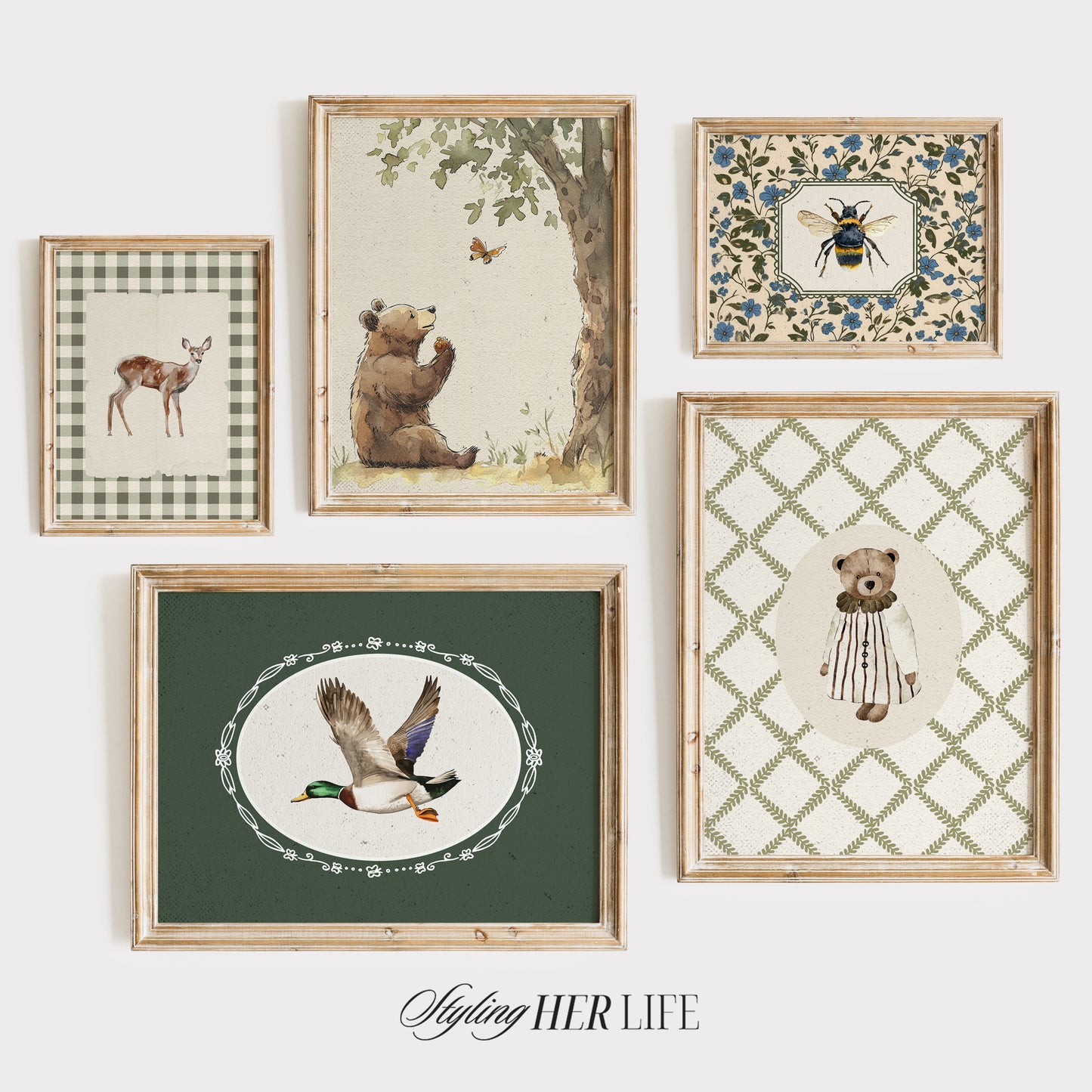 Vintage Nursery Art Prints | PRINTABLE ART | GW038