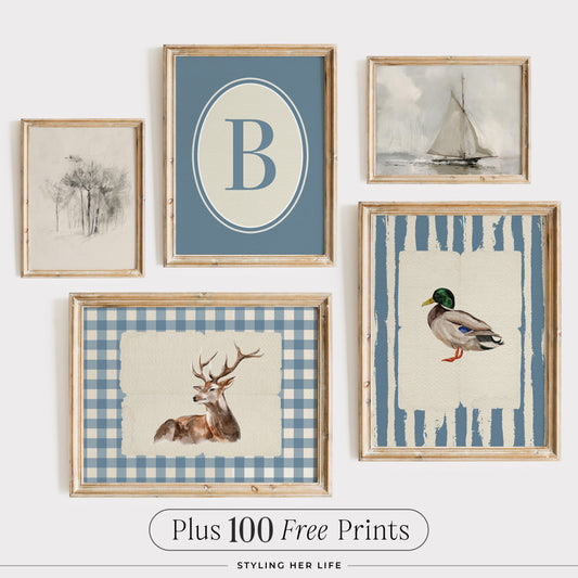 Vintage Nursery Art Prints | PRINTABLE ART | GW024
