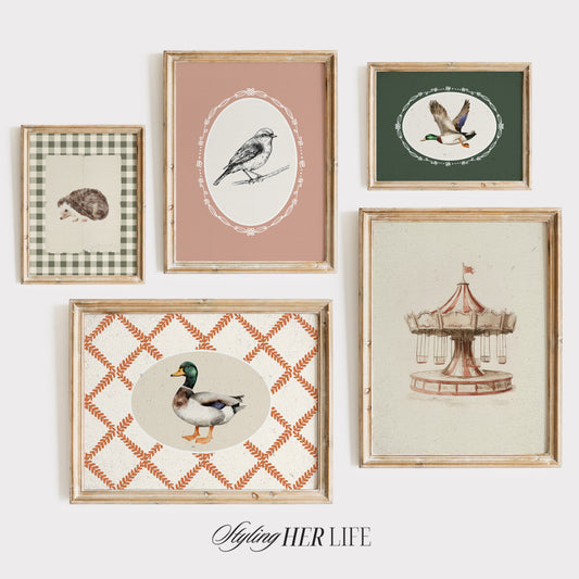 Vintage Nursery Art Prints | PRINTABLE ART | GW039