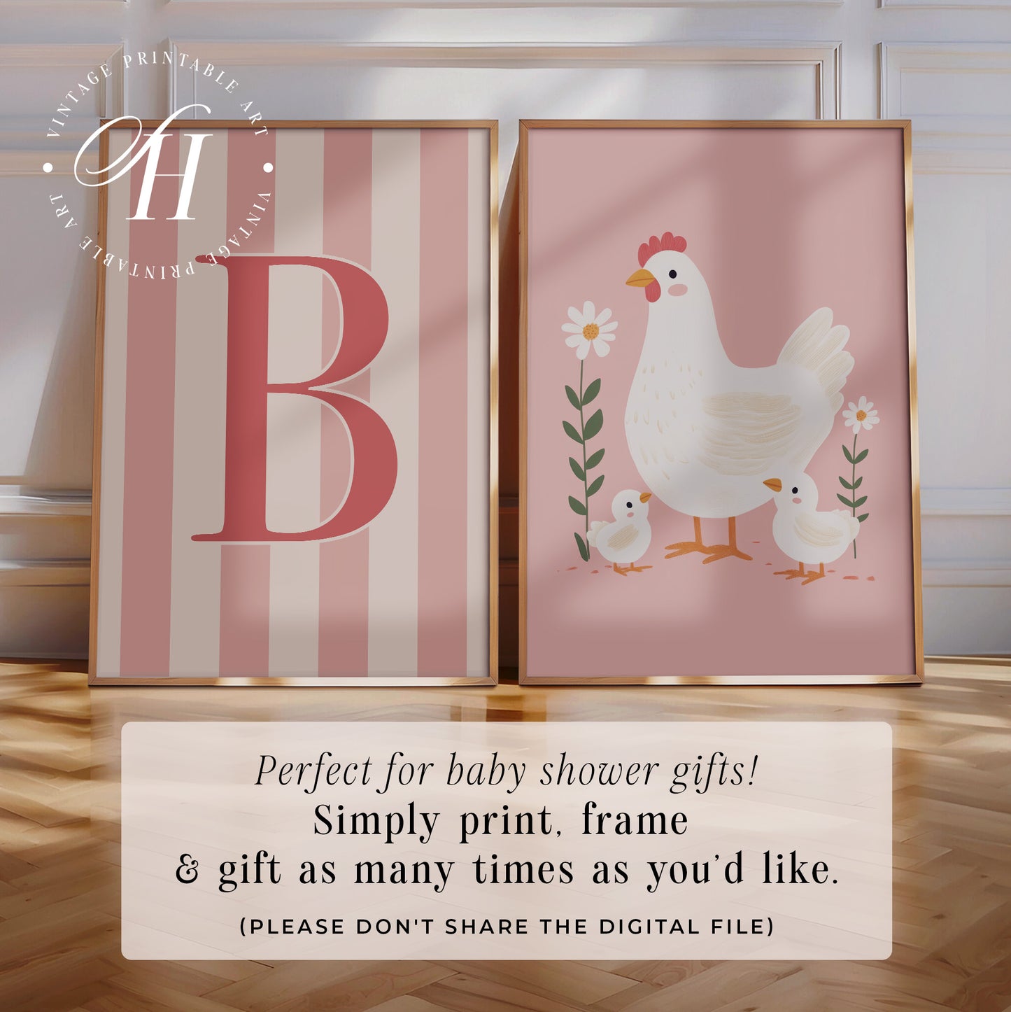 Hen Nursery Digital Prints