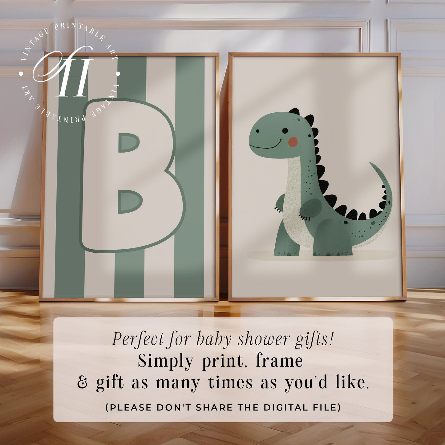 Dinosaur Nursery Digital Prints