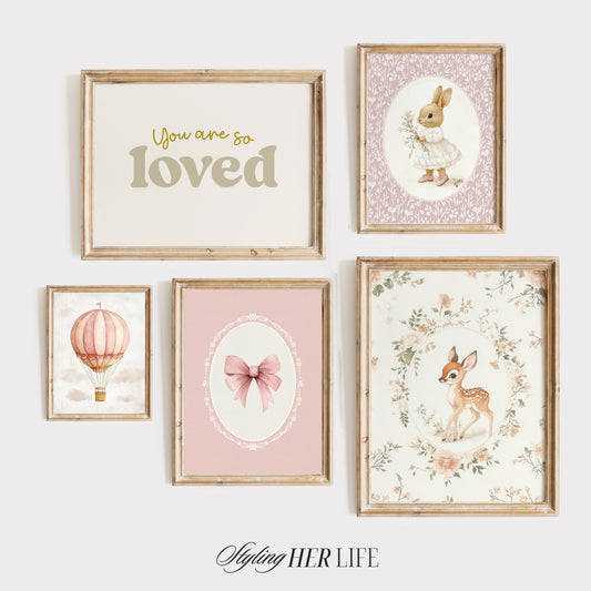 Vintage Nursery Art Prints | PRINTABLE ART | GW022
