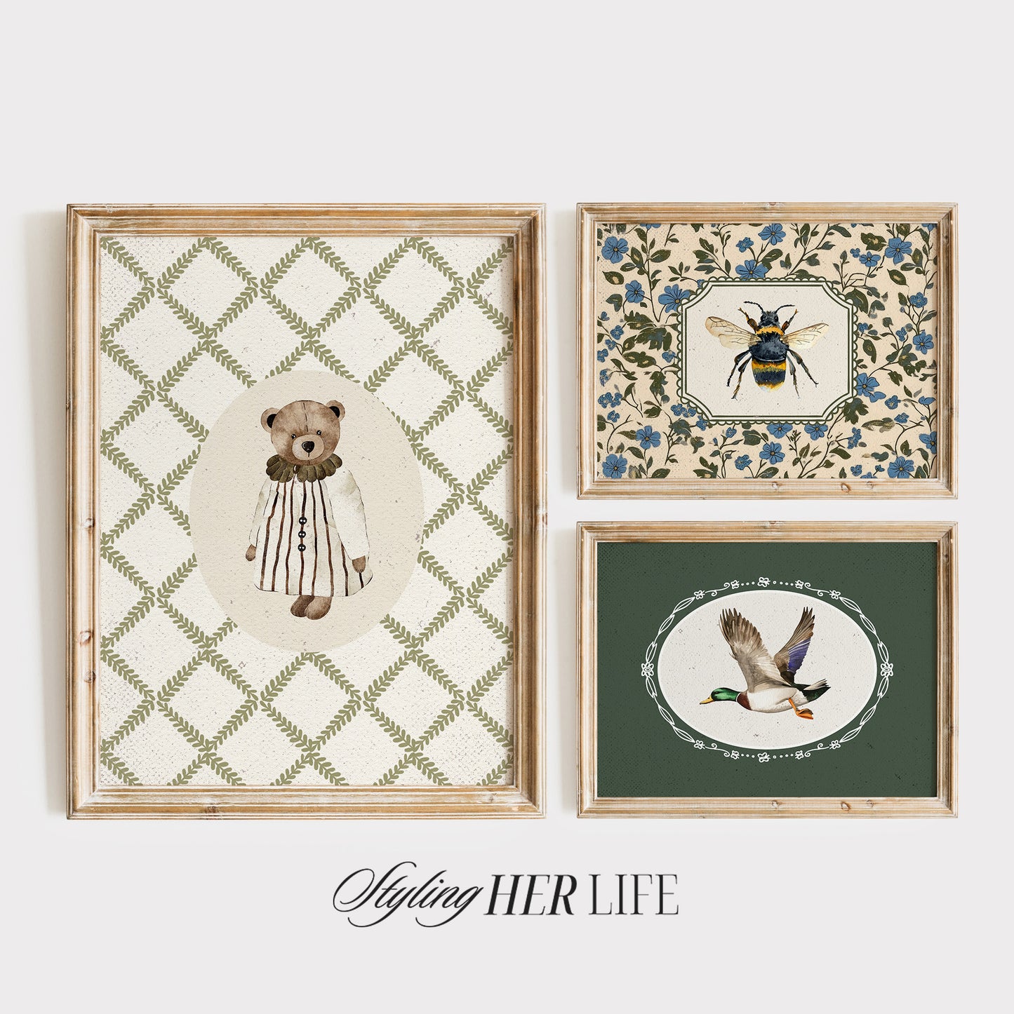 Vintage Nursery Art Prints | PRINTABLE ART | GW038