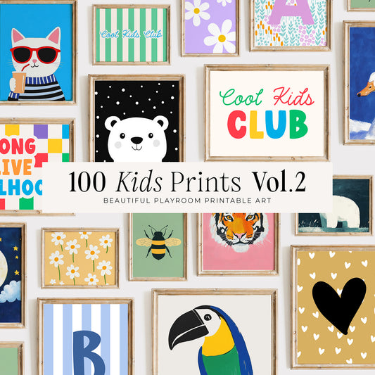 100 Kids Room Digital Prints Vol.2  | MB015