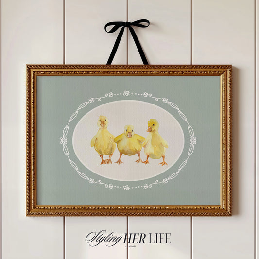 Chicks Sketch Digital Art Print | IN060