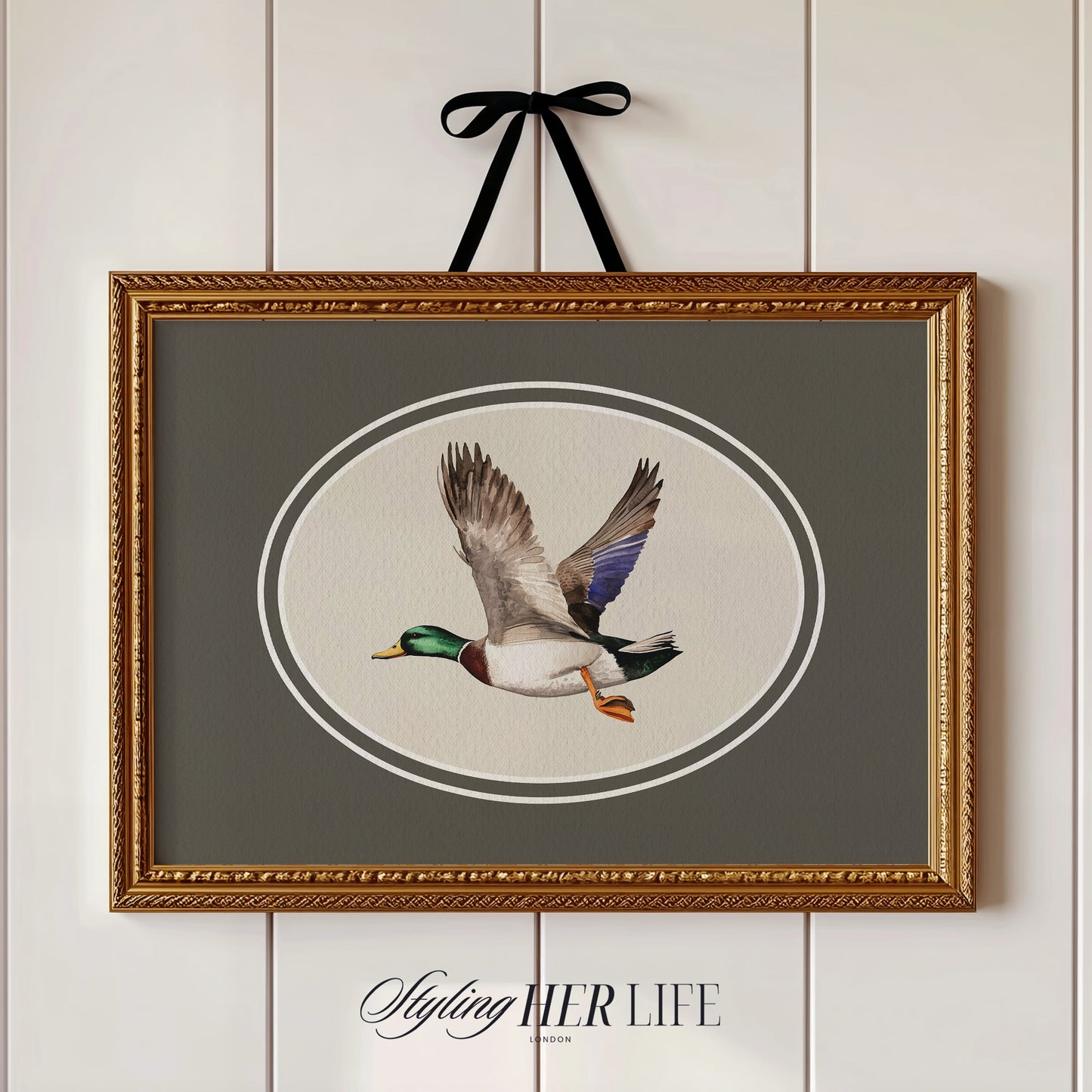 Vintage Duck Digital Art Print | IN066