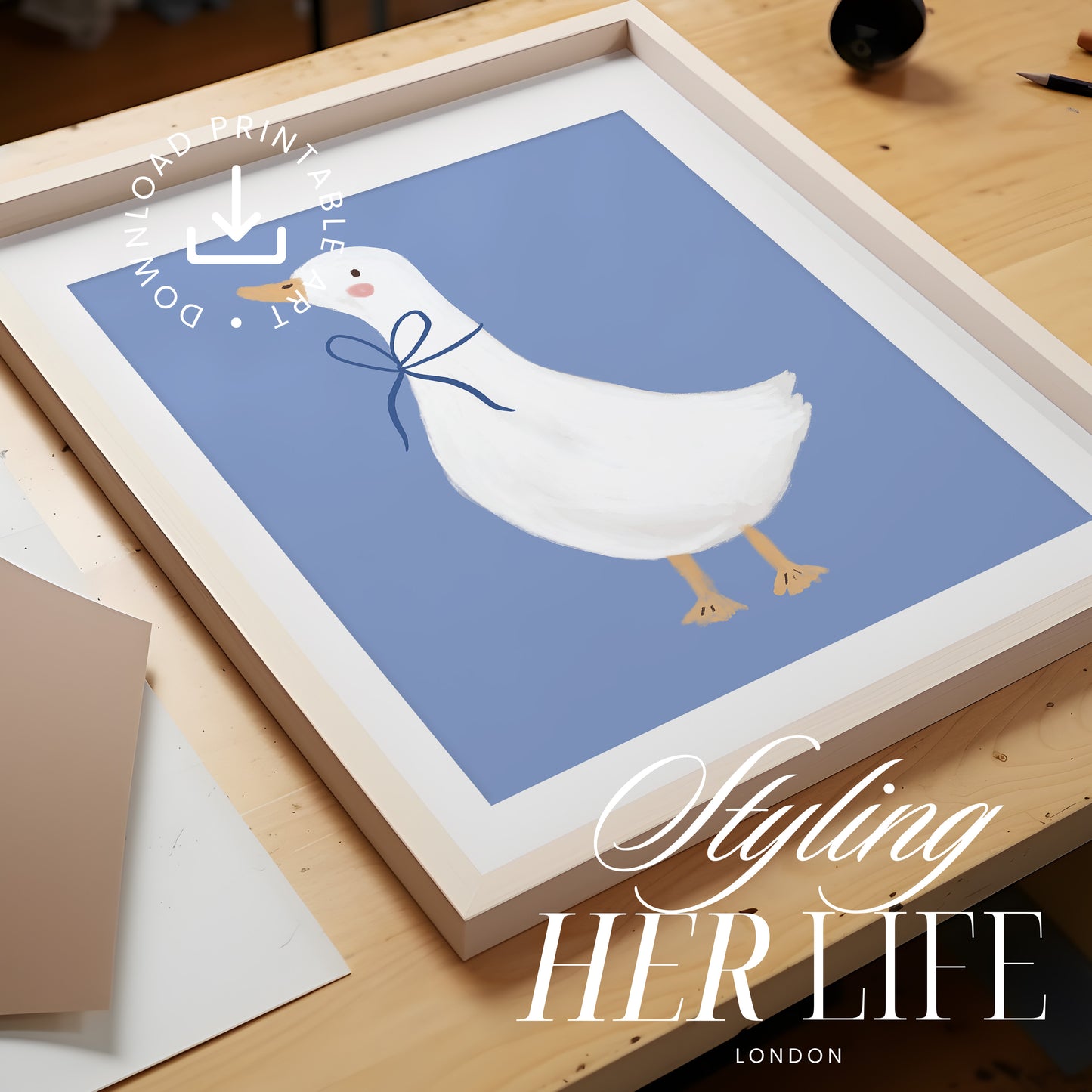 Goose Digital Print