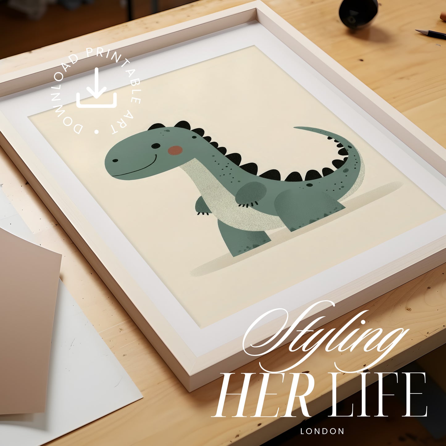 Dinosaur Nursery Digital Prints