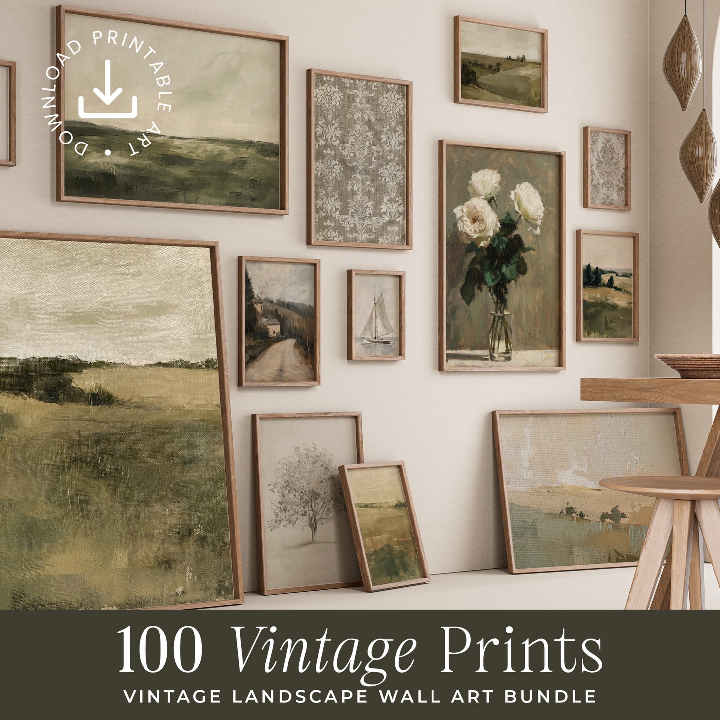 100 Vintage Art Prints