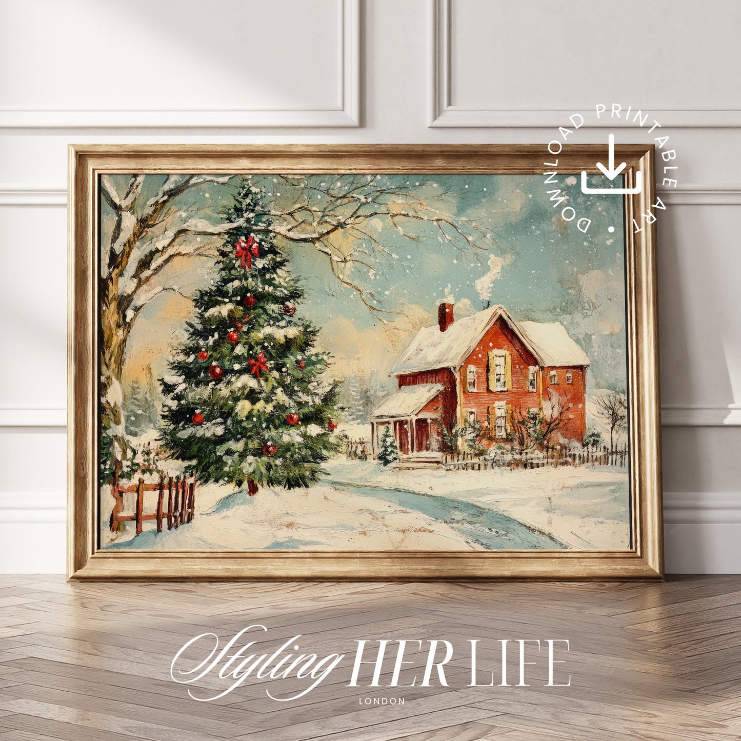100 Christmas Digital Prints