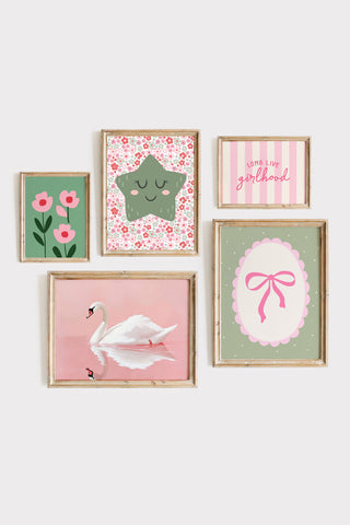 110 Girls Room Prints Bundle