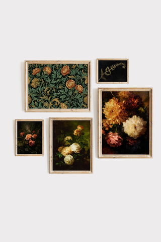 350+ Moody Floral Prints Bundle